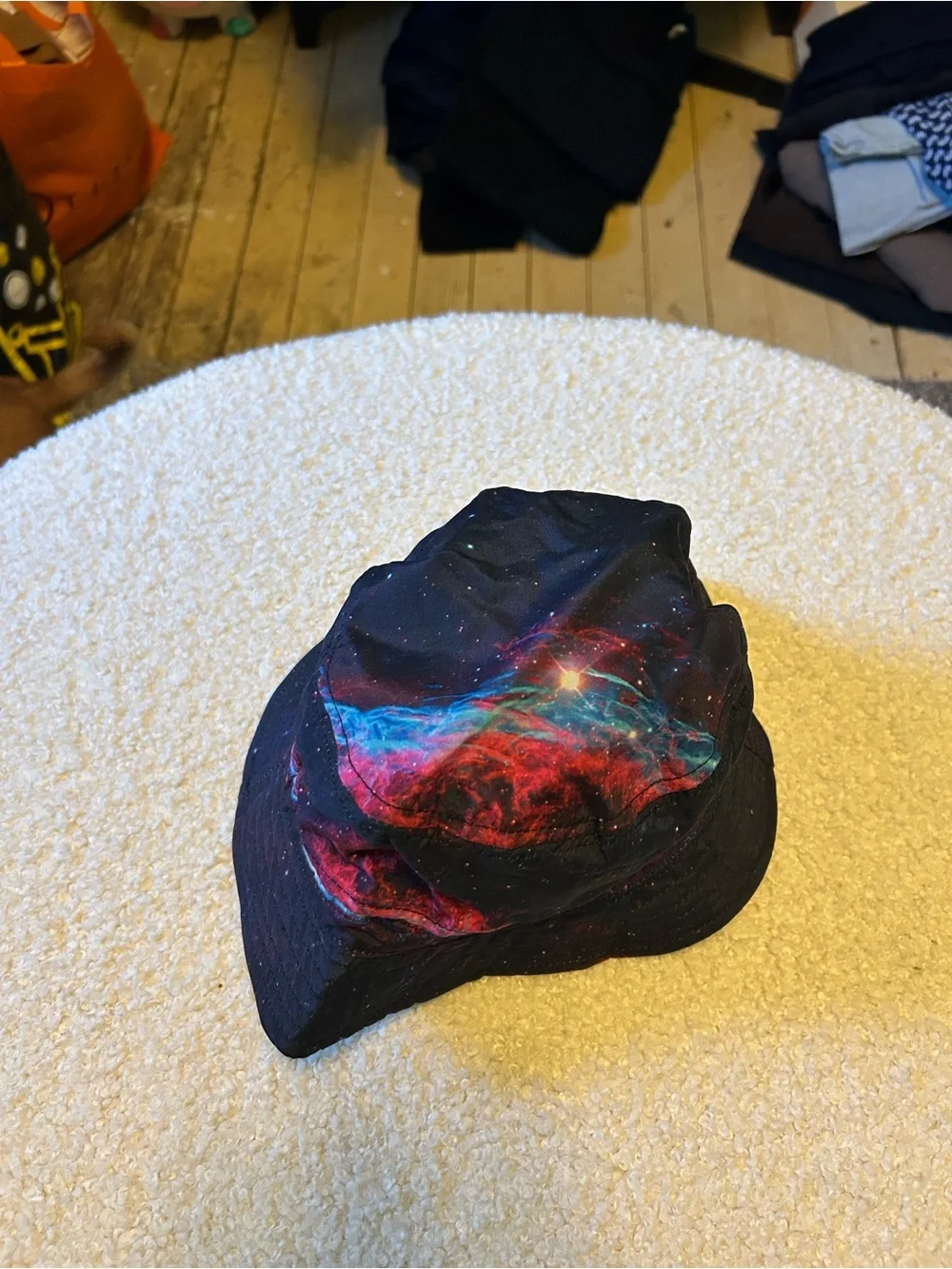 Jack by BB Dakota Kids Galaxy Bucket Hat - Black with Red & Blue Nebula